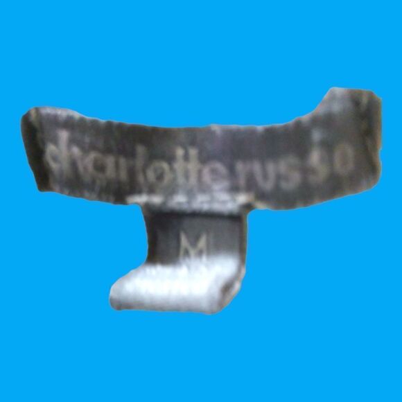 $$CHARLOTTE RUSSE Vintage Off the Shoulder Floral Lace TOP Size Medium CREAM - Picture 5 of 5